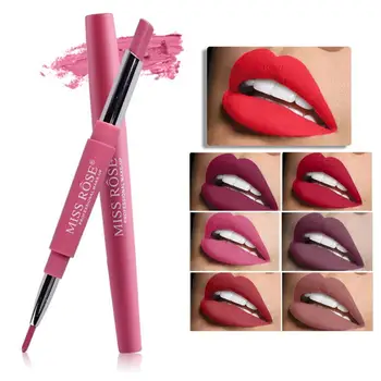 

20 Color Double Head Waterproof Long Lasting Moisturize No Fading Matte Velvet Sexy Nude Smooth Easy To Wear Lip Liner Pen TSLM1