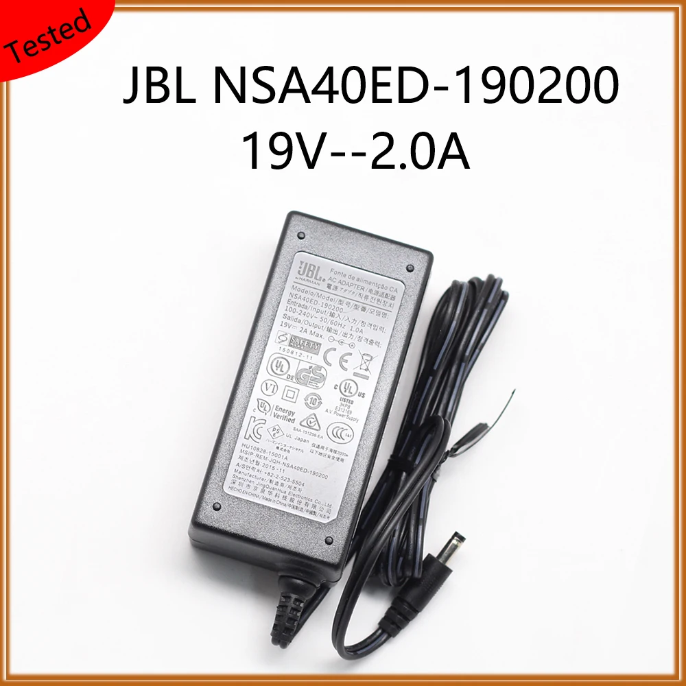 NSA40ED 190200 19V 2.0A зарядное устройство JBL DC AC адаптеры адаптер переключения