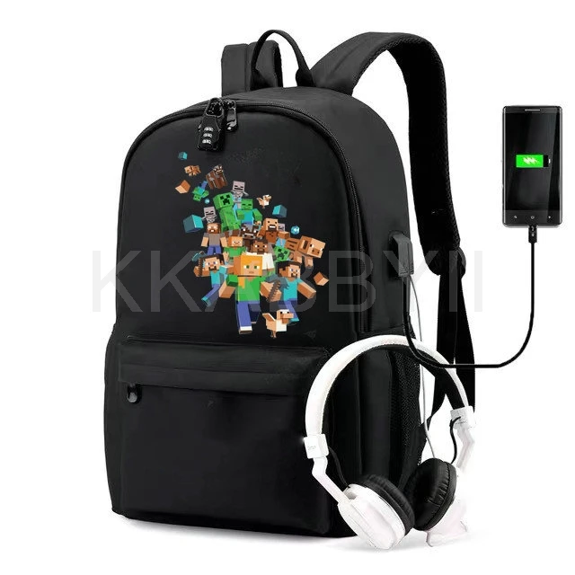 Дорожный рюкзак с USB-разъемом для зарядки ноутбука большой емкости | Багаж и сумки