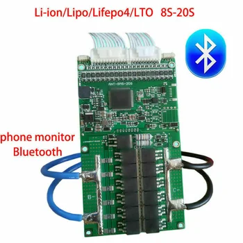 

80A/300A/400A 8S~20S Smart Lithium Lipo Lifepo4 LTO Battery BMS Protection Board Bluetooth APP Replacement Accessories 2020 Hot