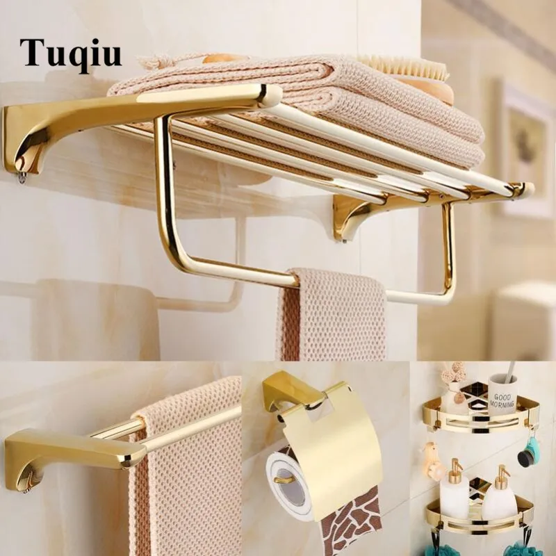 BathroomAccessoriesgoldToiletBrushHolderPaperHolderTowelBar