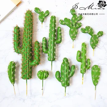 

Artificial Succulent Pant Hot Sales Single Stem More Meat Imitation Flowers DIY Micro Landscape Simulation Plant Wall Decoration