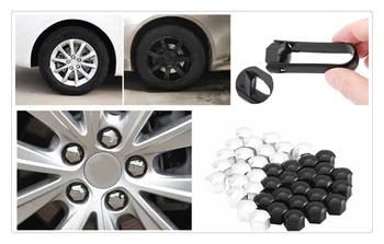 

20Pcs car screw bolt wheel decorative nut cap various sizes for Audi A4 Avant A4 Cabriolet A6L A8L