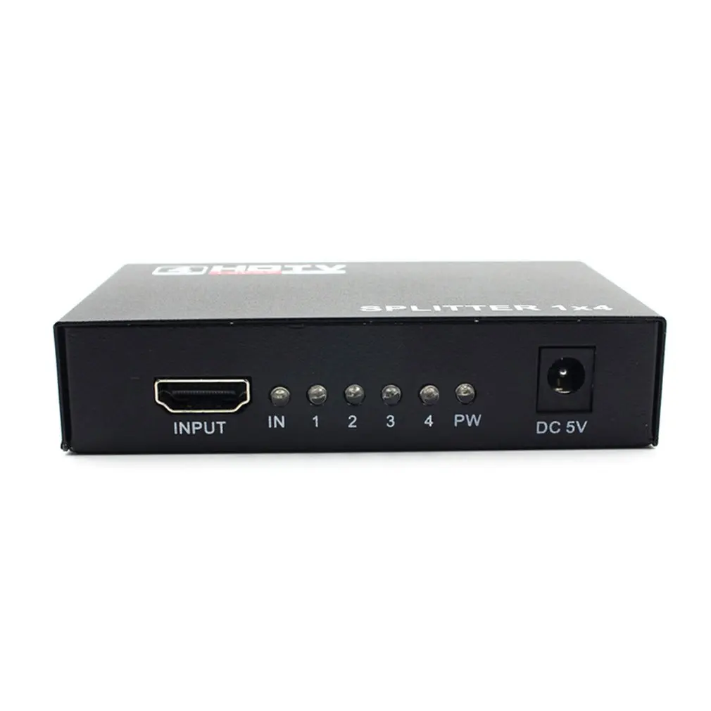 1X4 HDMI переключатель 1 в 4 переключатель 4 к x 2 к Переходник HDMI разветвитель для HDTV DVD видео проектор разветвитель