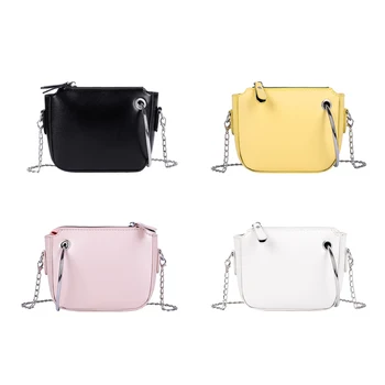 

Women Pure Color Crossbody Handbags Classic Texture Delicate Creative Chic Simple PU Leather Shoulder Messenger Bags