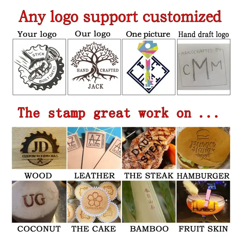 Custom Branding Iron | Wood Branding Iron for Wood Branding Iron  Personalized Branding Iron Custom Logo Branding Iron for Wood Stamp Wood  Burning