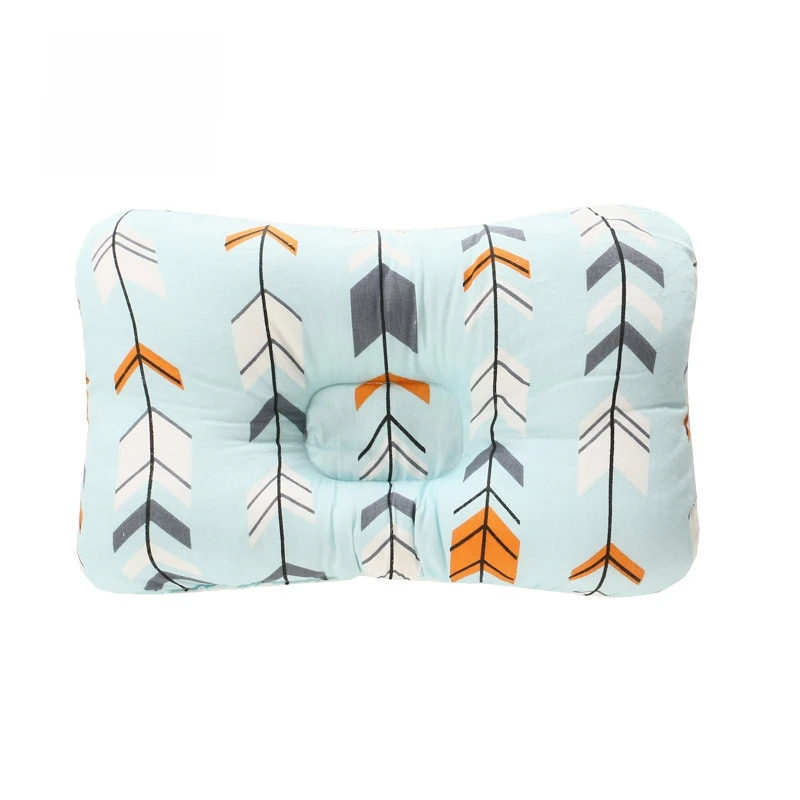 Baby Newborn Pillow  Print Shaping Anti-bias Pillow 0-1 Years Old Infant Cotton 3D Mesh Breathable Pillow Baby Beddings Cushions (6)