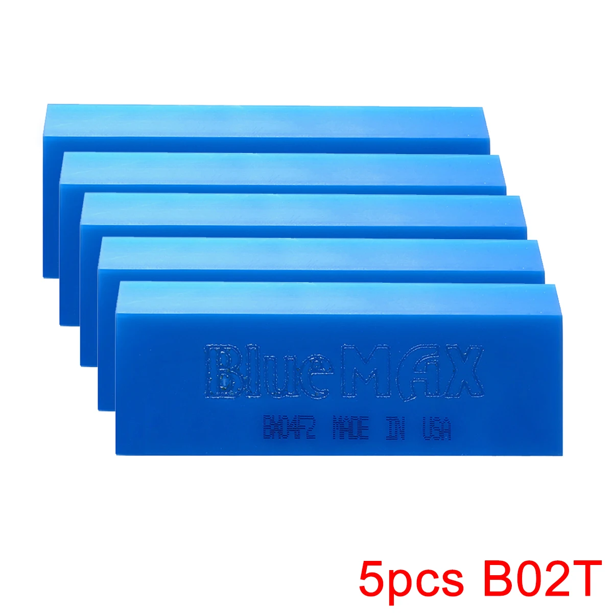 5PCS Bluemax Gummi Rakel Fenster Tönung Werkzeuge Vinyl Film Auto Wrapping Schaber Auto Reinigung Werkzeuge Griff Sehne Rakel 5B07 – Detail 3