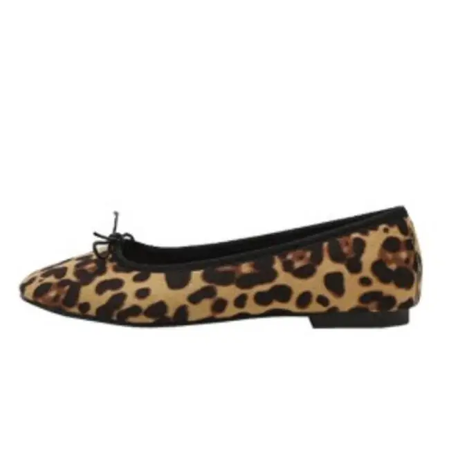 apricot leopard Леопардовые тонкие туфли из флока; женские неглубокие Мокасины с бантом; новые удобные мокасины без застежки; балетки на плоской подошве с круглым носком для отдыха - Цвет: apricot leopard