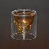 3 Sizes Two Ways Shot Transparent Crystal Skull Head Glass Cup for Whiskey Wine Vodka Bar Club Beer Wine Glass ► Photo 3/6