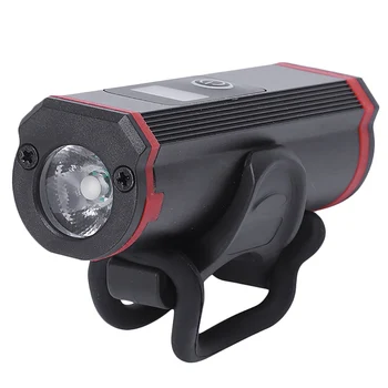 

Waterproof Bicycle Light Usb Charging Bike Front Light Flashlight Handlebar Cycling Head Light Lcd Screen (B-2600Mah)