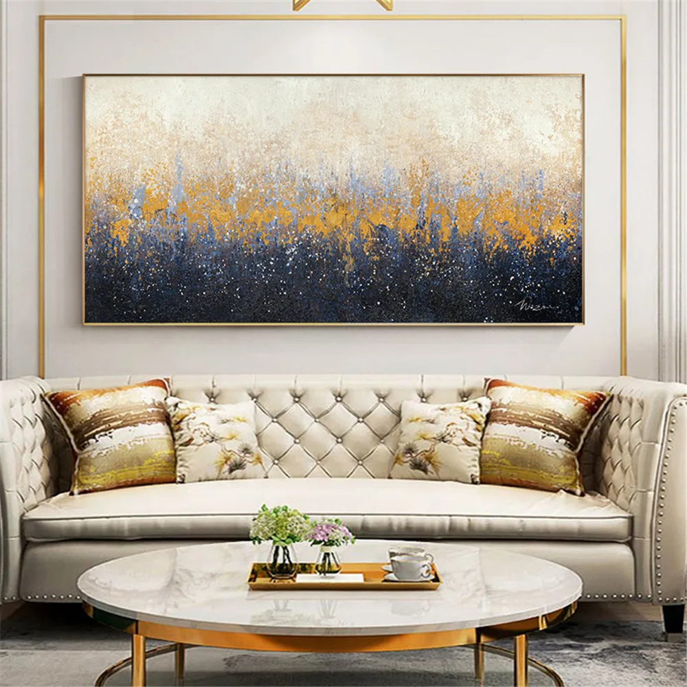 Large Landscape Poster Modern Hand Painted Oil Painting On Canvas
