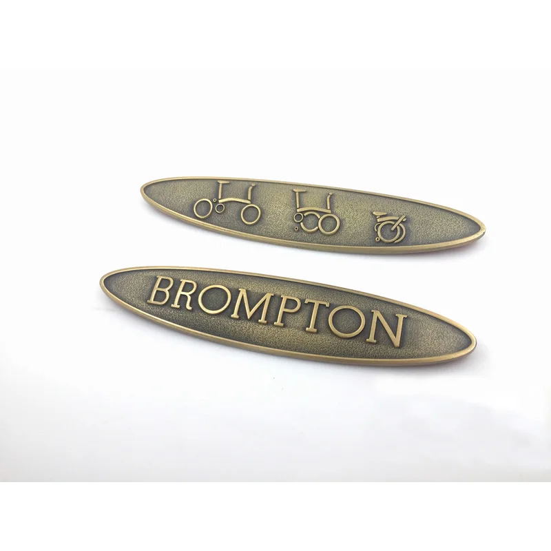 Colors Bicycle Oval Metal Sticker BMX Badge Stem Sticker Bike