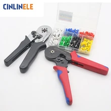 6-6 0.25-6 мм 23-10AWG Шестигранник и 10S 0.25-10 мм 23-7AWG Четырехсторонний патрубок Bootlace Terminal Обжимные клещи Обжимные ручные инструменты HSC8