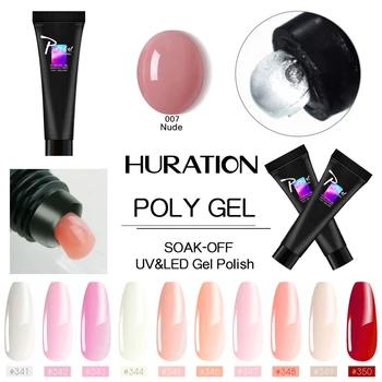 

Nail Gel Tips Enhancement Polygel French Nail Acrylic Poly Gel UV LED Builder Slip Solution Quick Extension Gel Nail Tip Form