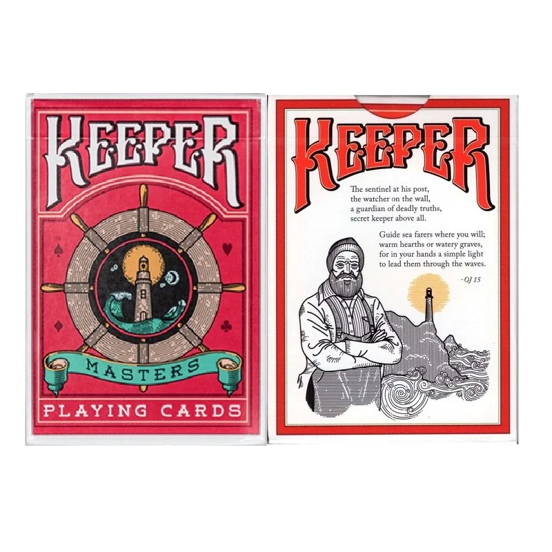 Ellusionist Keeper Masters игральные карты для велосипеда красная колода с маркировкой USPCC