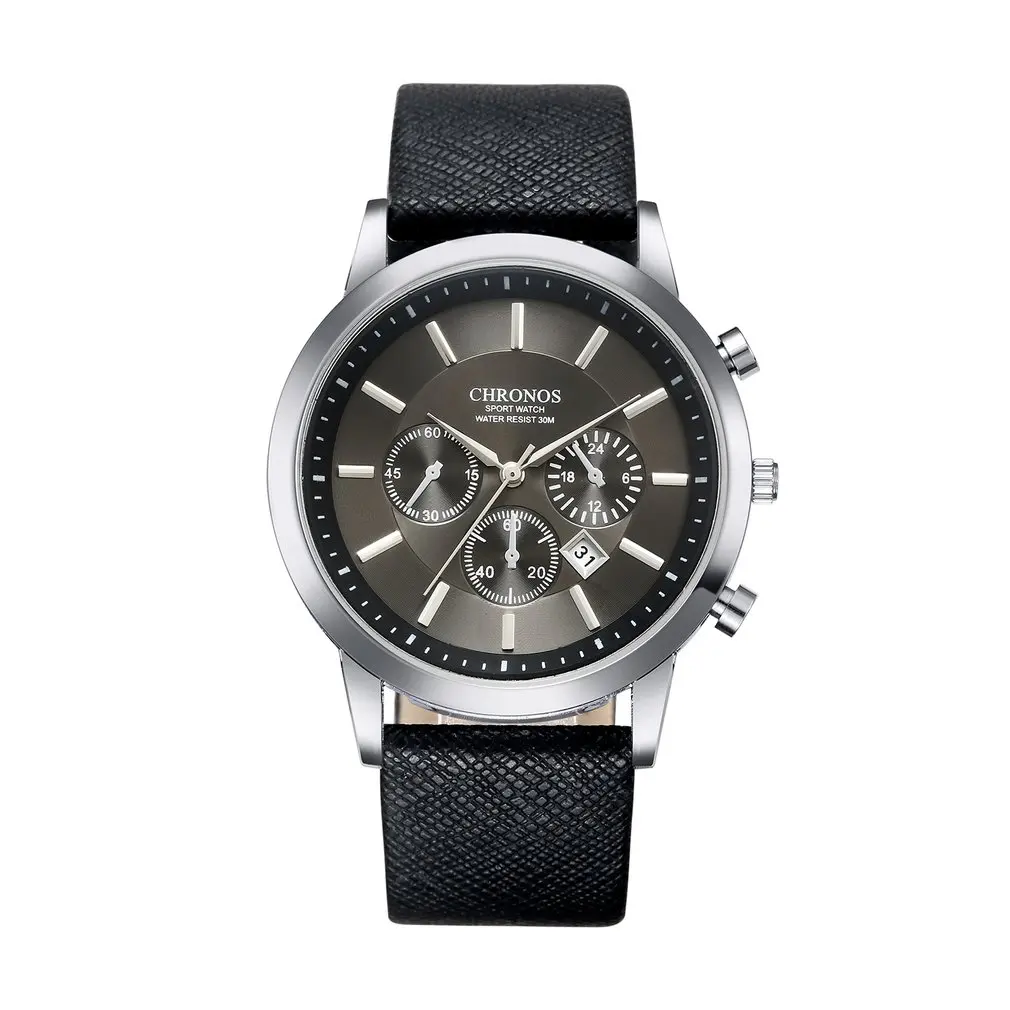 

Luxury Men Wristwatch Quartz Watch Complete Calendar Water Resistant Auto Date Fashion For Male Clock Relogio Masculino