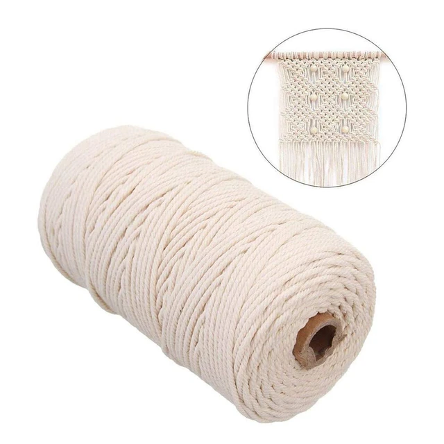 100M/Roll 2mm Cotton Twine Rope Cord String DIY Craft Art Decor