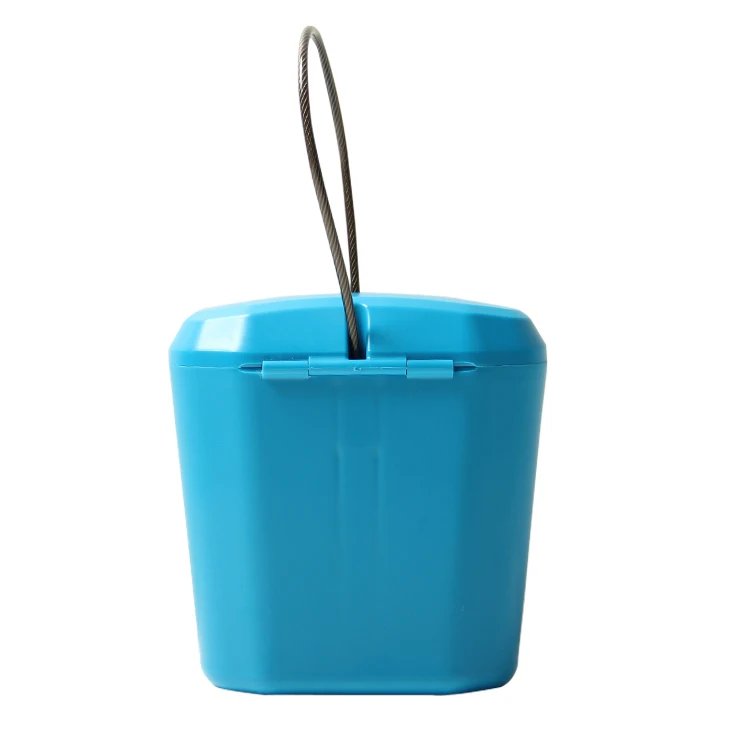 Password Code Lock Box With Line Anti-theft Safe Portable Beach Lock Plastic Bucket IndoorOutdoor Sports Password Code Lock Box  (2)