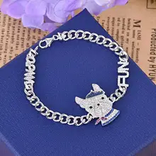 Высокое качество, браслет из стерлингового серебра 925 пробы, стиль Monaco, фирменный дизайн, женские модные ювелирные изделия, подарок на день рождения