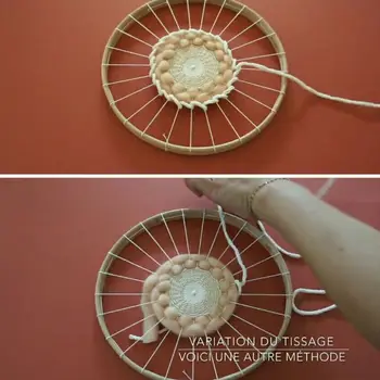 

Kids Round Knitting Loom Board Kit Craft Knitter Handheld Weaving Tool Set