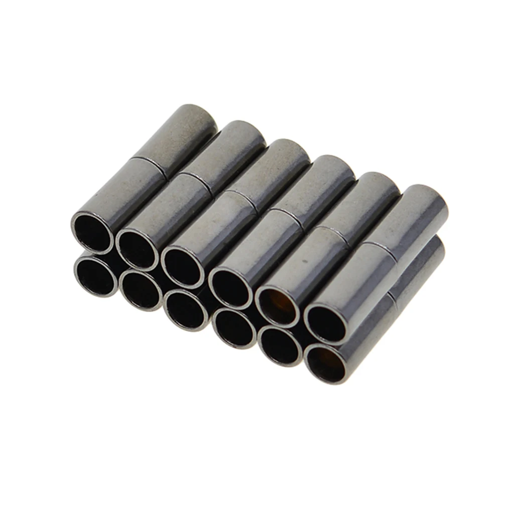 12 Set Brass Magnetic Clasp Connector Fasteners Buckle Jewelry Making Findings Accessories for DIY Kumihimo Bracelet Necklace