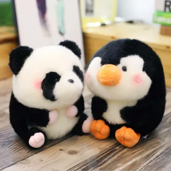 

18cm 25cm Cute Fat Rabbit Seal Penguin Hamster Panda Stuffed Soft Animal Lovely Plush Doll Kid Toy Xmas Gift