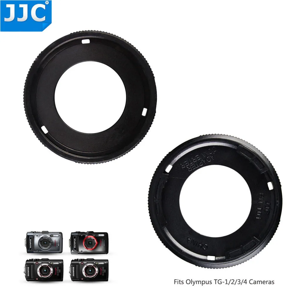 JJC 렌즈 어댑터 링 튜브, 올림푸스 터프 TG7 TG6 TG5 TG4 TG3 TG2 TG1 카메라 FCON-T01TCON-T01, CLA-T01 40.5mm 필터 스레드