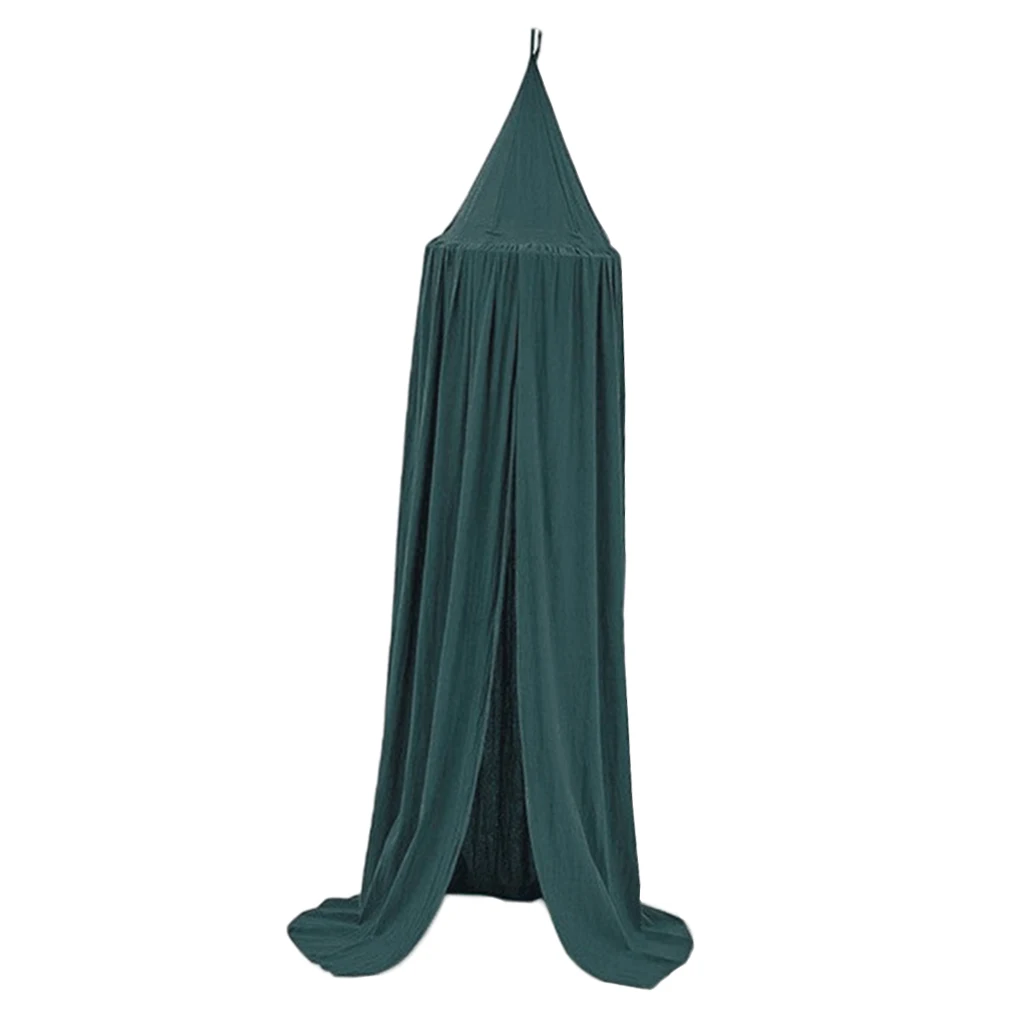 Mosquito Net Canopy Cotton Round Dome Kids Baby Princess Bed Canopy Tent for Decoration Indoor Game House