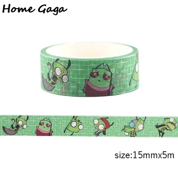 

20pcs/lot Homegaga Washi Tape Cartoon Alien Masking Tapes Scrapbooking Tape Stickers Adhesive Tape Decals D2375