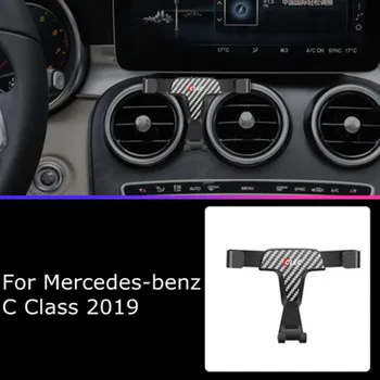 

For Mercedes-Benz C-Class W205 S205 C205 A205 2019 Auto Smart Cell Hand Phone Holder Air Vent Cradle Mount Stand Accessories