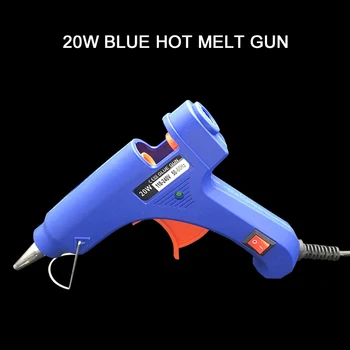 

20W Hot Melt Glue Gun Adjustable Constant Temperature Heater Hot Melt Glue Gun Muzzle Diameter 7-7.5mm Craft Repair Tool