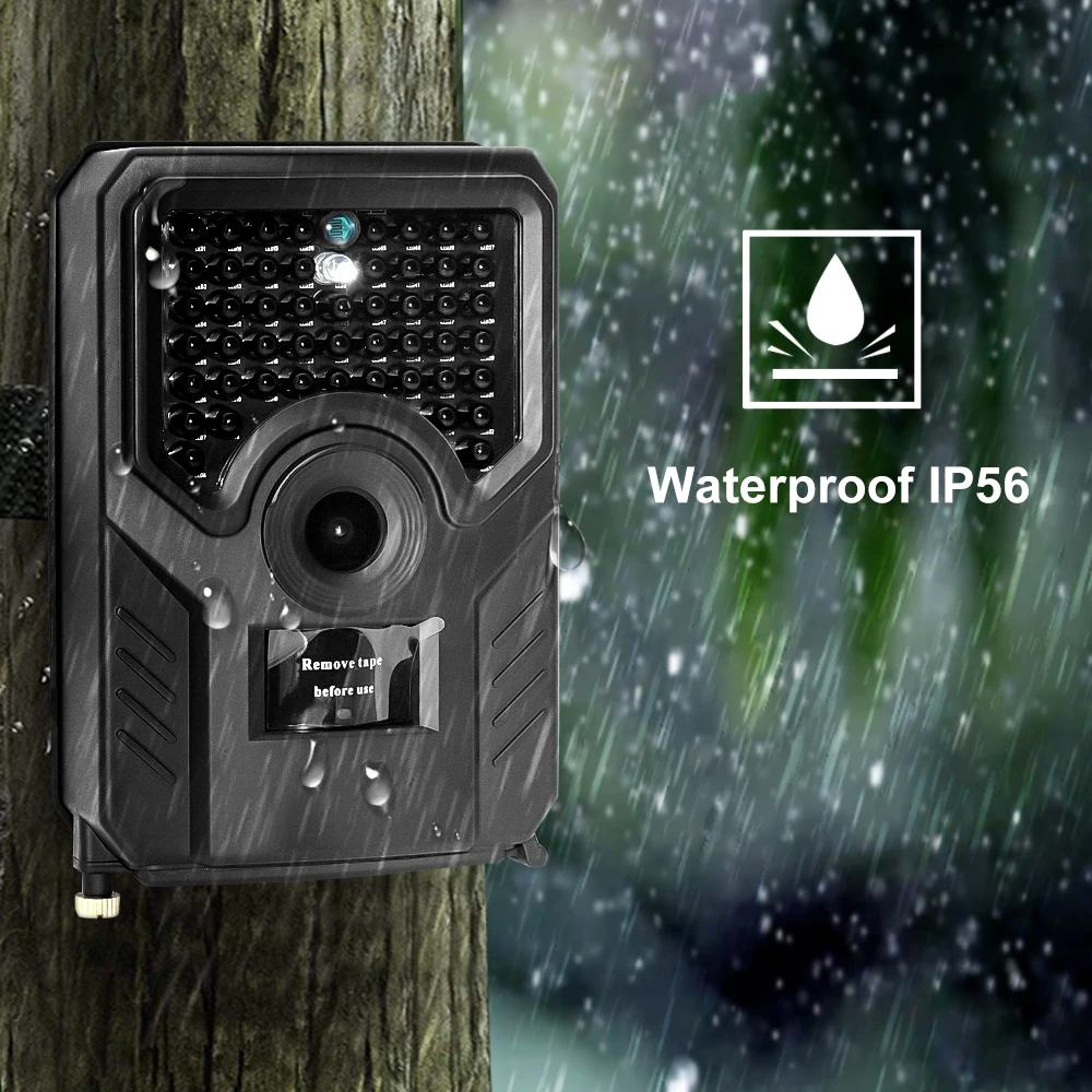 Наружная невидимая инфракрасная охотничья камера водонепроницаемая IP56 1080P