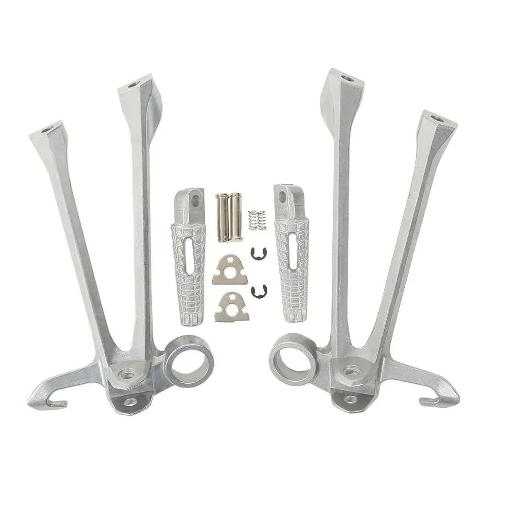 

Motorcycle Rear Foot Pegs Footrest Bracket For Suzuki GSXR 1000 2009-2016 2015 2014 2013 2012 2011 2010 Silver/Black/Matte Black