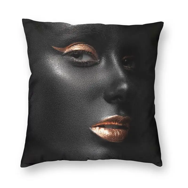 Beautiful African Queen Cushion Cover Double Side 3D Print Africa Black Girl Floor Pillow Case Car Cool Pillowcase Decoration | Дом и сад