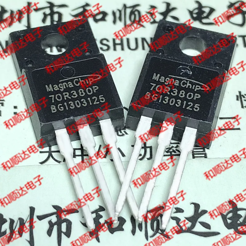Original New 5pcs / 70R380P MMF70R380P TO-220F 750V 11A TO220F