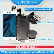 Tela de reposição em LCD para iPhone, para modelos 5 5C 5S SE 6S 7 8 Plus, conjunto completa com 3D Force Touch, altíssima qualidade