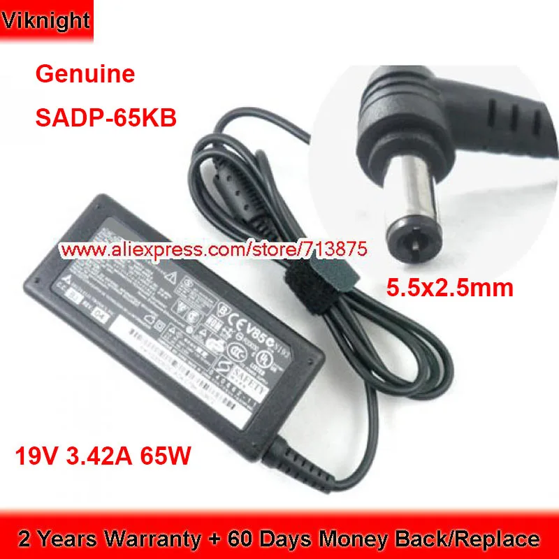 Genuine SADP-65KBA 19V 3.42A 65W AC Adapter PA3917U-1ACA for Toshiba Satellite A500-02f C540 L300 L20-173 c665 PSU41E-01600TEN