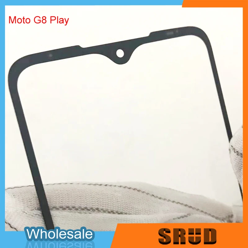 10Pcs Outer Glass Panel Lens With OCA For Motorola G8 Play XT2015 G8 Power lite LCD Touch Screen Repair Parts