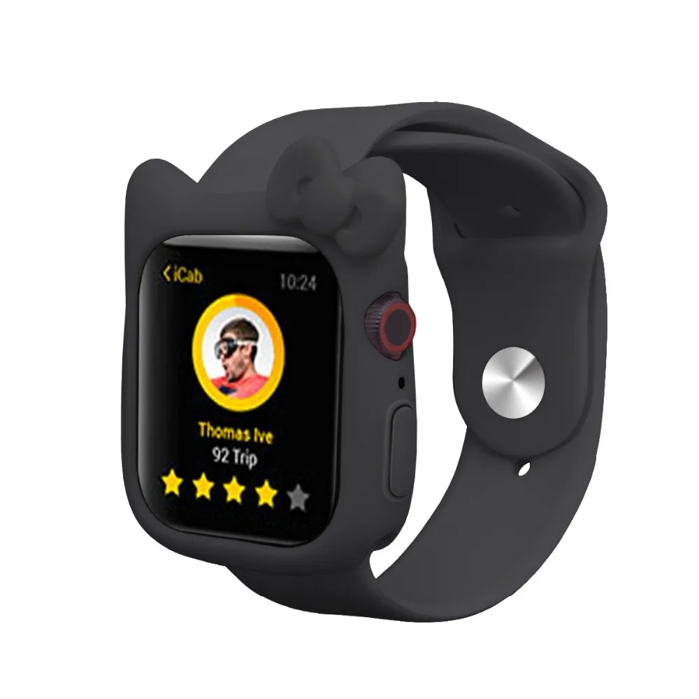 Чехол Serilabee KIT TY CAT для apple watch 4 5/3/2/1 40 мм 44 мм милый защитный силиконовый чехол s для iwatch series 4 5/3/2/1