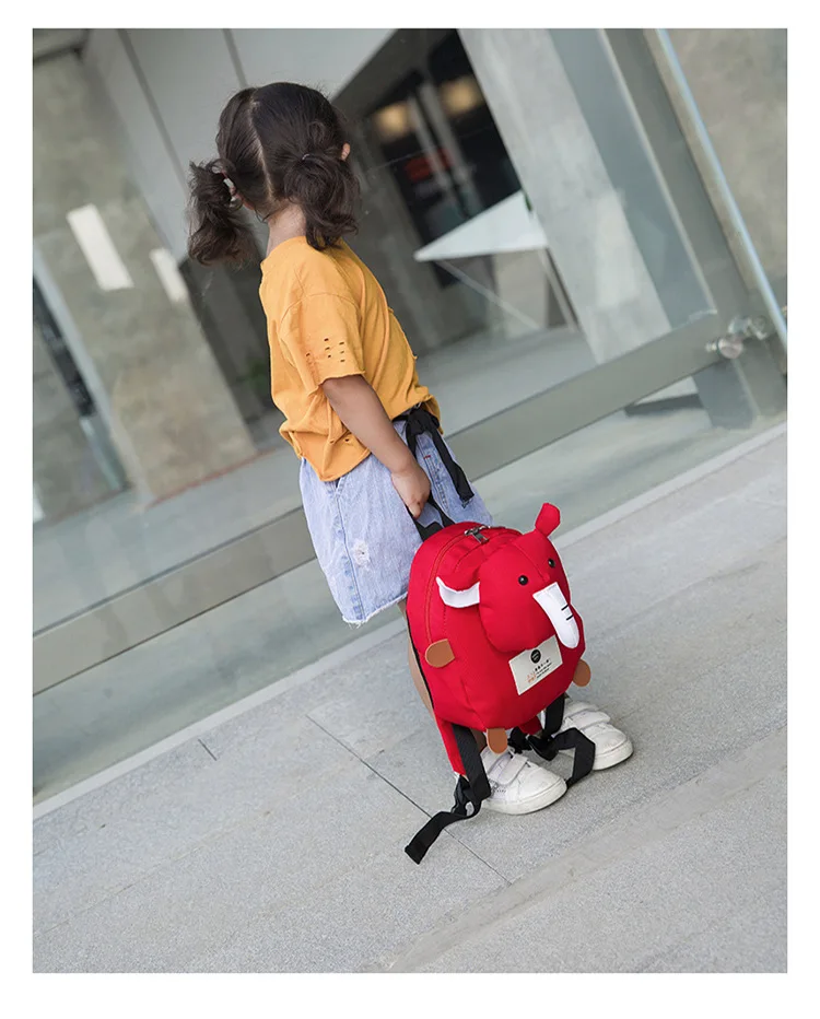 Школьная сумка для детского сада Jiang Hao, милый рюкзак в Корейском стиле с рисунком животных для девочек 2-4 лет, Детская мини-сумка с защитой от потери