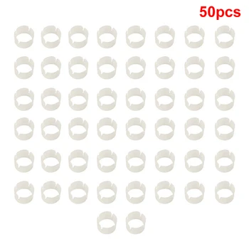 

50pcs Birthday Party Supply Accessory Round Wedding Small Celebration Balloon Ring Clip Lightweight For Arch Frame Durable