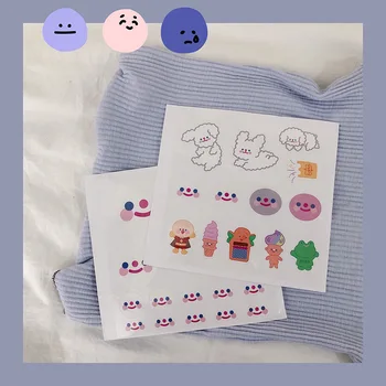 

15Pcs/Pack Cartoon Cute Korea Style Ins Dog Smiley Cloud Sticker DIY Scrapbooking Album Diary Planner Decoration Stickers