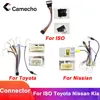 Camecho 2din car Android Radio Cable Car Accessories Wire Adapter Connector for Volkswagen ISO Hyundai Kia Honda Toyota Nissan ► Photo 1/4