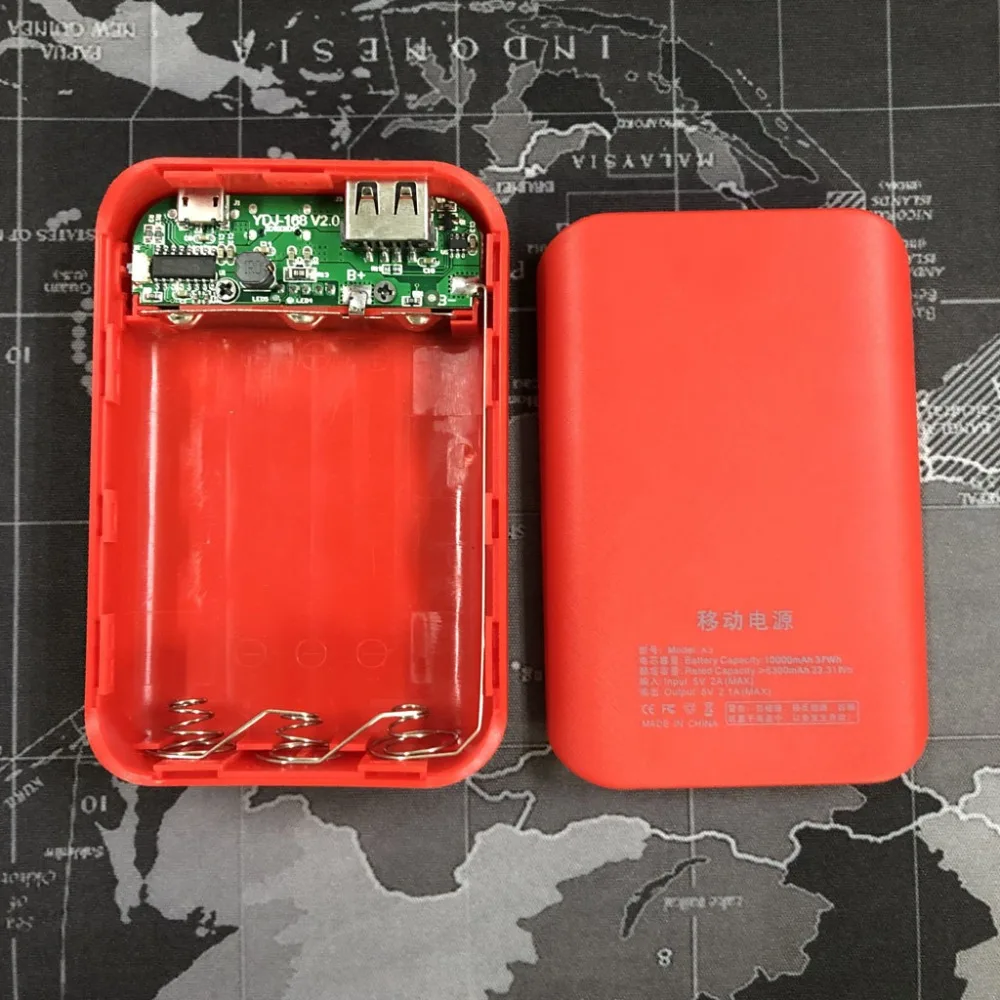 Без батареи) DIY Kit 3x18650 зарядное устройство держатель банк питания Корпус чехол с емкостью дисплей для samsung Xiaomi Smartphon
