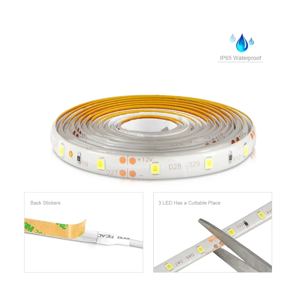  Hand Sweep Smart Switch LED Cabinet lights Hand Motion Sensor LED Strip 1M 2M 3M 4M 5M Kitchen Bedr - 4000308761372