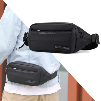 

Waterproof Man Waist Bag Fashion Chest Pack Outdoor Sports Crossbody Bag Casual Travel Male Bum Belt Bag