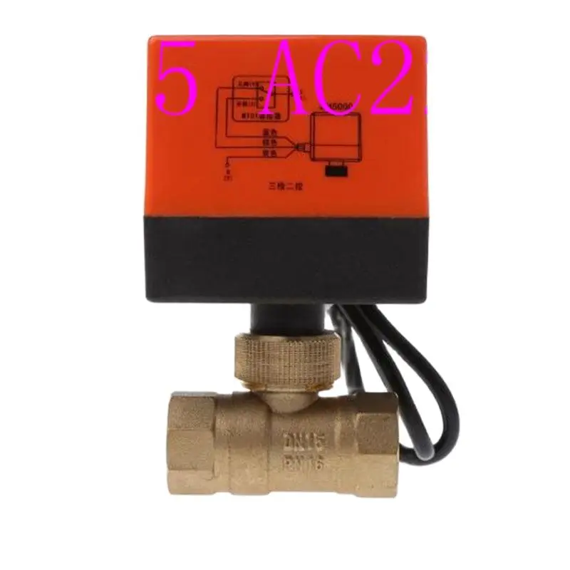 

Electric Motorized Brass Ball Valve DN15 AC 220V 2 Way