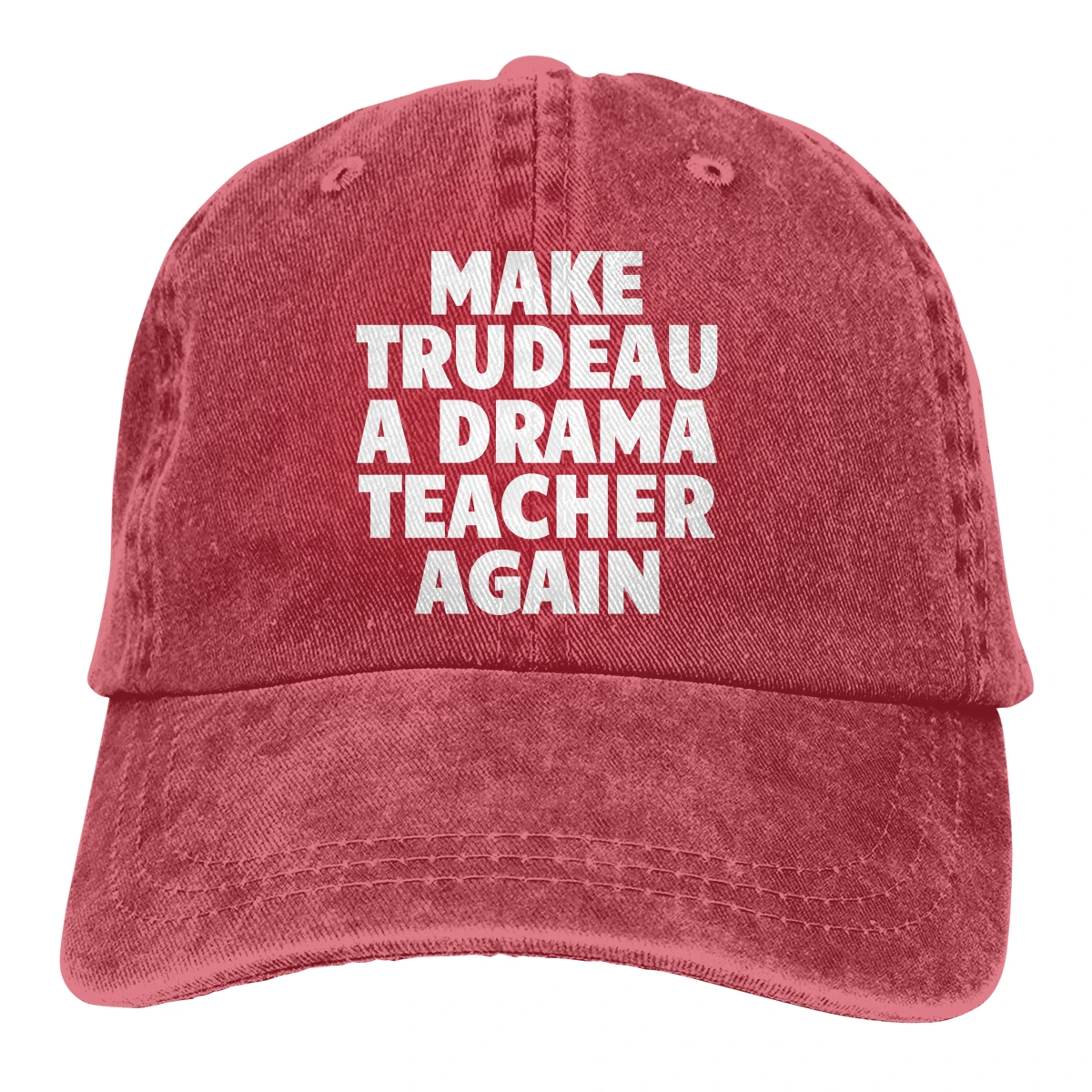 Сделать Trudeau драматический учитель снова Casquette черный унисекс Мужские Женские джинсовые бейсболка с ремешком кепки Регулируемый Гольф папа шляпа