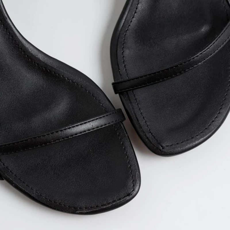 ASILETO г. Весенне-летние женские босоножки в сдержанном стиле открытый носок, квадратный каблук 5 см, пряжка с одной кнопкой, для отдыха размера плюс 31-43, S1788